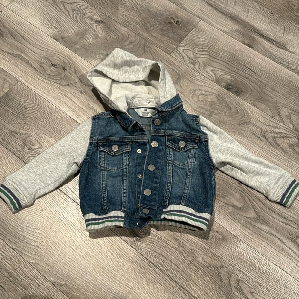 Toddler Jean Jacket 2T with removable hood